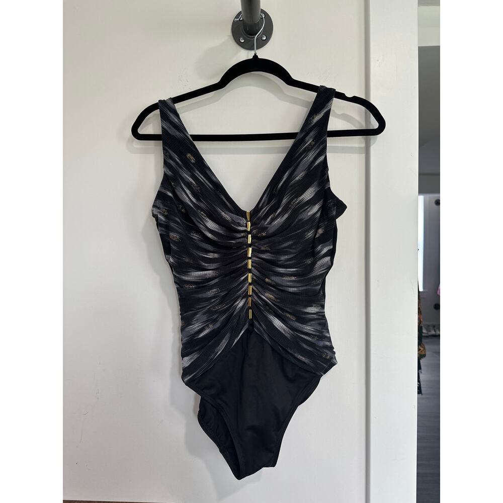 Miraclesuit One Piece Bathing Suit Size L